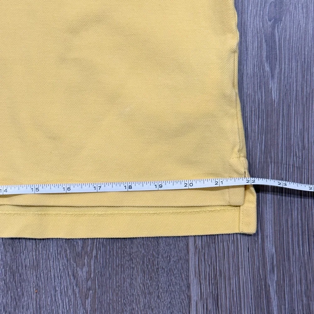 Ralph Lauren Men's Light Yellow Polo Short Sleeve Shirt Size L - Picture 5 of 8